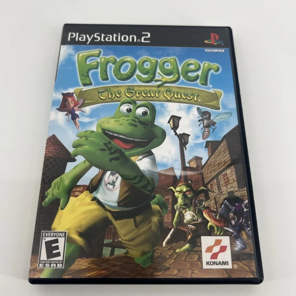 Frogger The Great Quest Sony PlayStation 2 2001 CIB Complete Video Game PS2